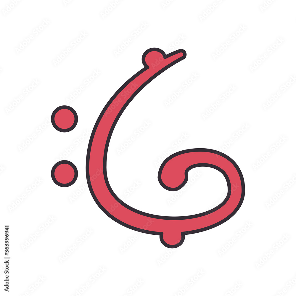 bass clef music note line and fill style icon vector design bass clef music note line and fill style icon vector design
