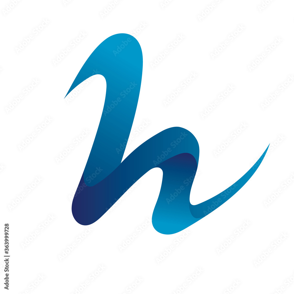 Vector logo Letter h Design in eps 10. Simple template and ready to use Vector logo Letter h Design in eps 10. Simple template and ready to use