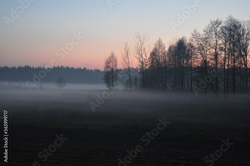 Zachód słońca. Polska - Mazury - Warmia. © Rafa