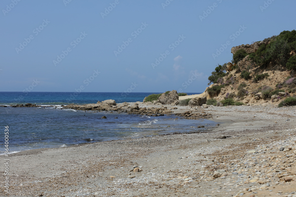 Peristeres beach rodakino Crete island free camping area covid-19 season modern high quality prints