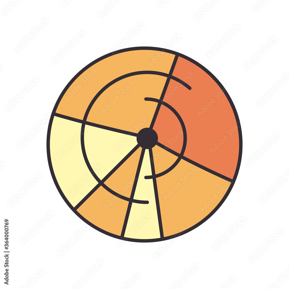 cymbal instrument line and fill style icon vector design cymbal instrument line and fill style icon vector design