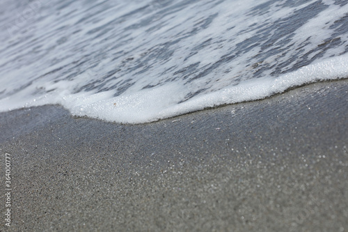 Beach waves macro background peristeres crete island covid-19 season modern high quality prints photo