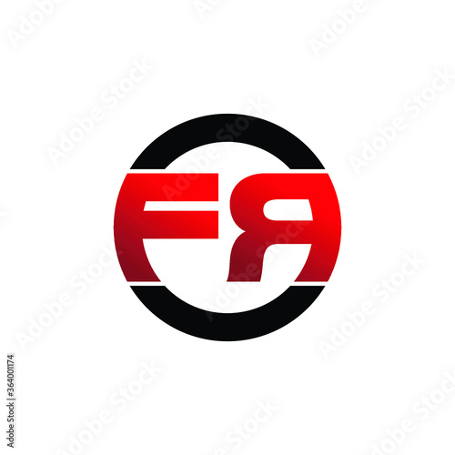 Free Download Letter FR logo icon design vector. monogram logo vector illustration - GFXLoad