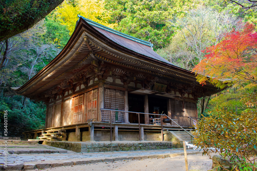 紅葉の室生寺