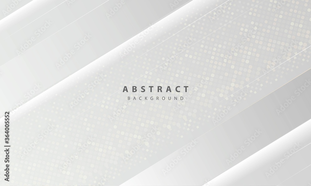 Luxury and modern concept texture with silver glitters dots element decoration. White abstract background with paper shapes overlap layers. Luxury and modern concept texture with silver glitters dots element decoration. White abstract background with paper shapes overlap layers.