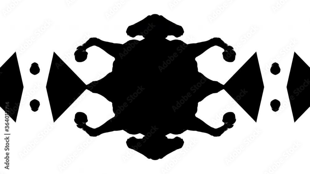 Horse silhouette kaleidoscope pattern background 