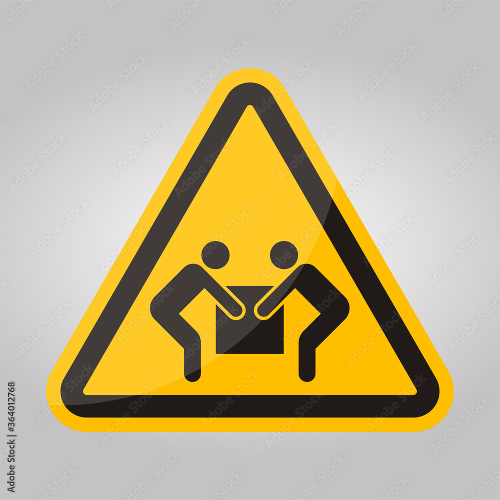 Symbol Two Person Lift Sign Isolate On White Background,Vector Illustration Symbol Two Person Lift Sign Isolate On White Background,Vector Illustration