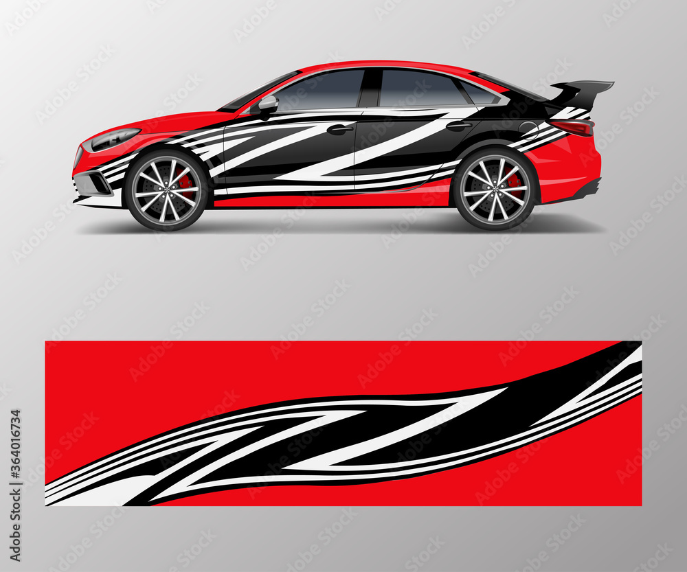 modern stripe for racing car wrap, sticker, and decal design vector. modern stripe for racing car wrap, sticker, and decal design vector.