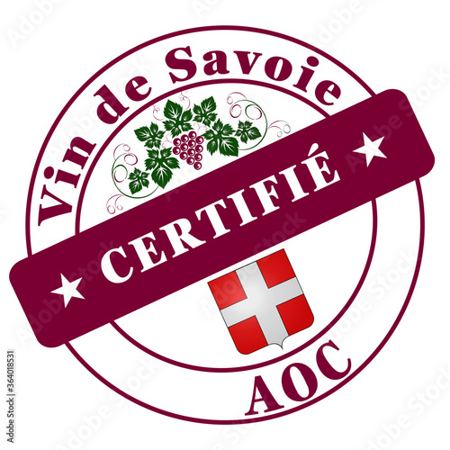 Cachet AOC Vin de Savoie photo