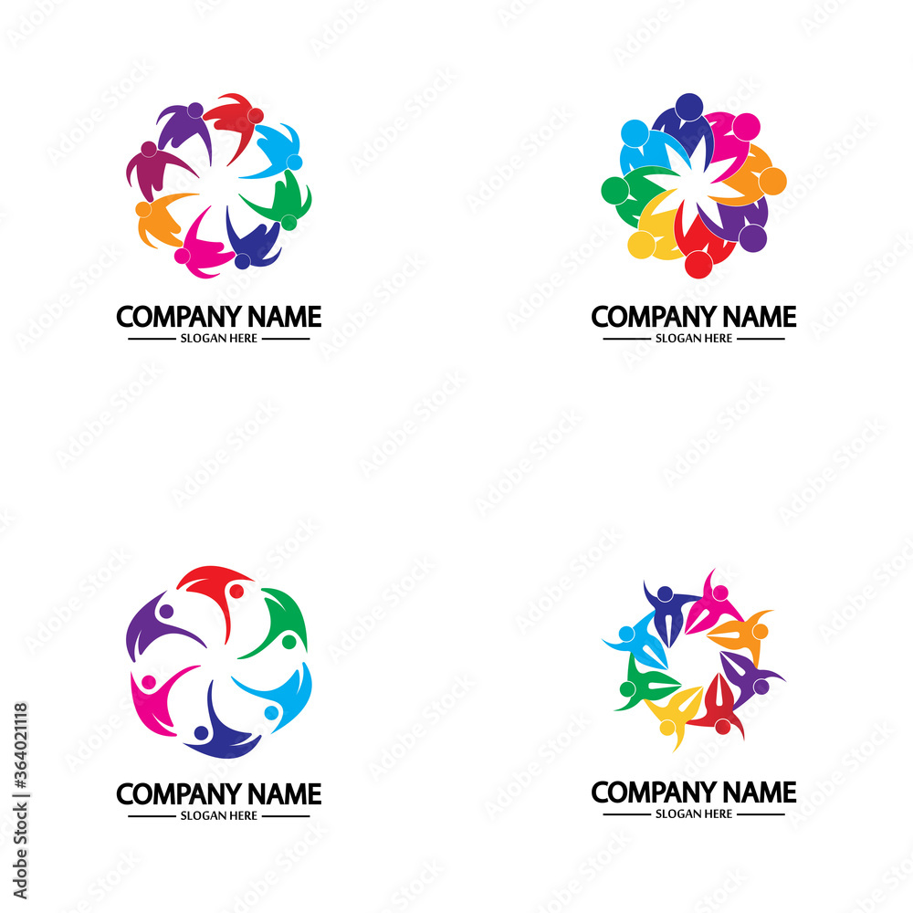 Community, network and social icon Community, network and social icon