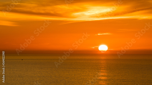 Sunset at the Pacific ocean, San Diego, California © Jasongeorge