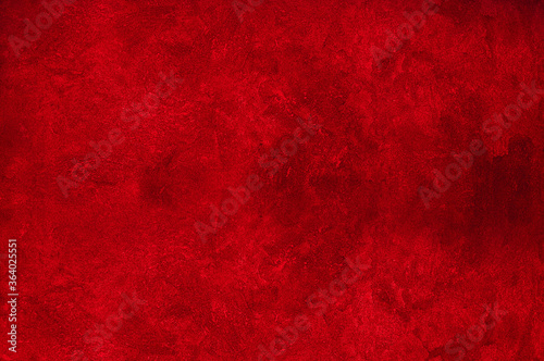 old red background in Christmas colors with marbled vintage texture in elegant website or textured paper design 