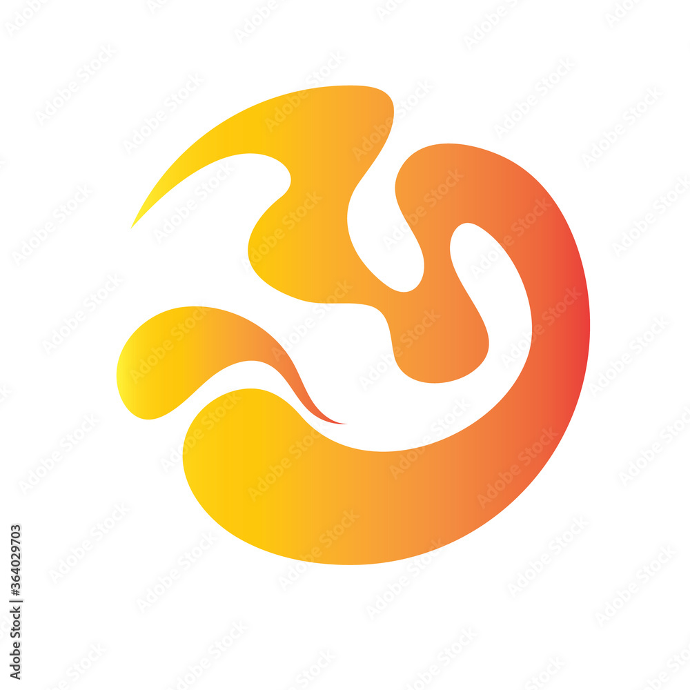 Vector logo abstract yellow design in eps 10. Simple template and ready to use. Vector logo abstract yellow design in eps 10. Simple template and ready to use.