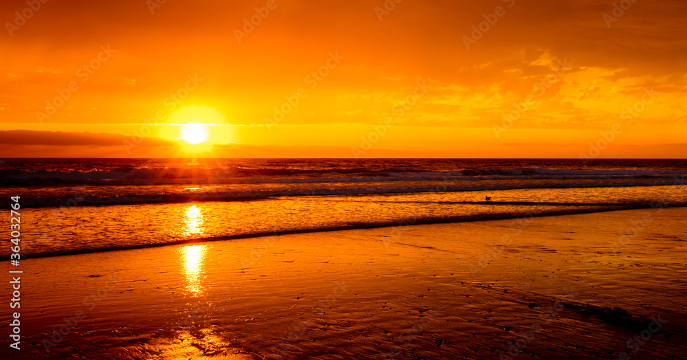 Sunset at the Torrey Pine beach, San Diego, California Sunset at the Torrey Pine beach, San Diego, California
