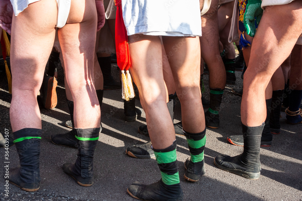 Φωτογραφία 日本の秋祭り灘祭りのふんどし姿の男達