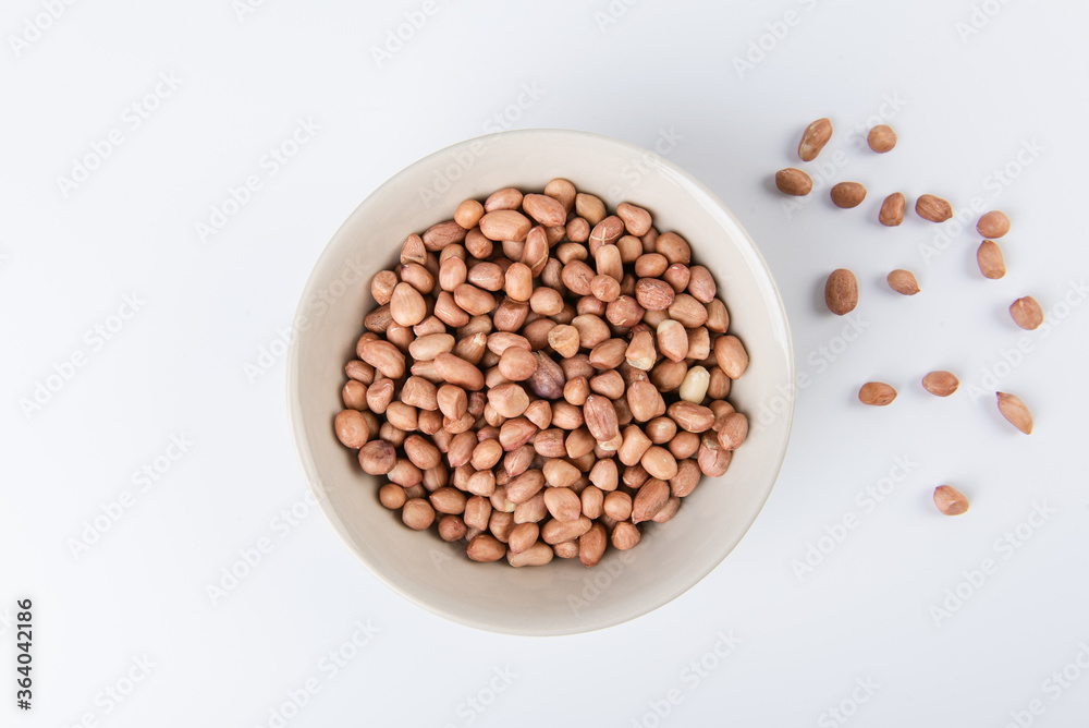Peanuts Isolated on White Background Peanuts Isolated on White Background