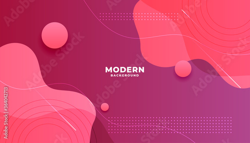 abstract pink shade fluid shape background design
