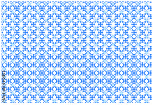 Seamless Fabric Abstract Blue Gradient Pattern