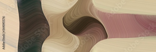 abstract decorative curves header design with tan, very dark blue and old mauve colors. can be used as header or banner