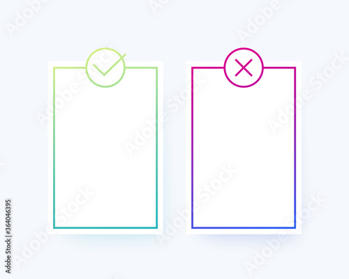 positive and negative, pros and cons list