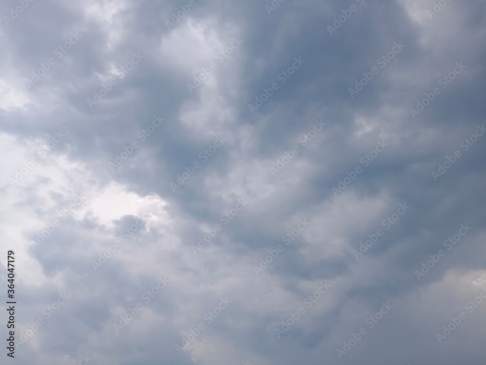 blue sky with clouds