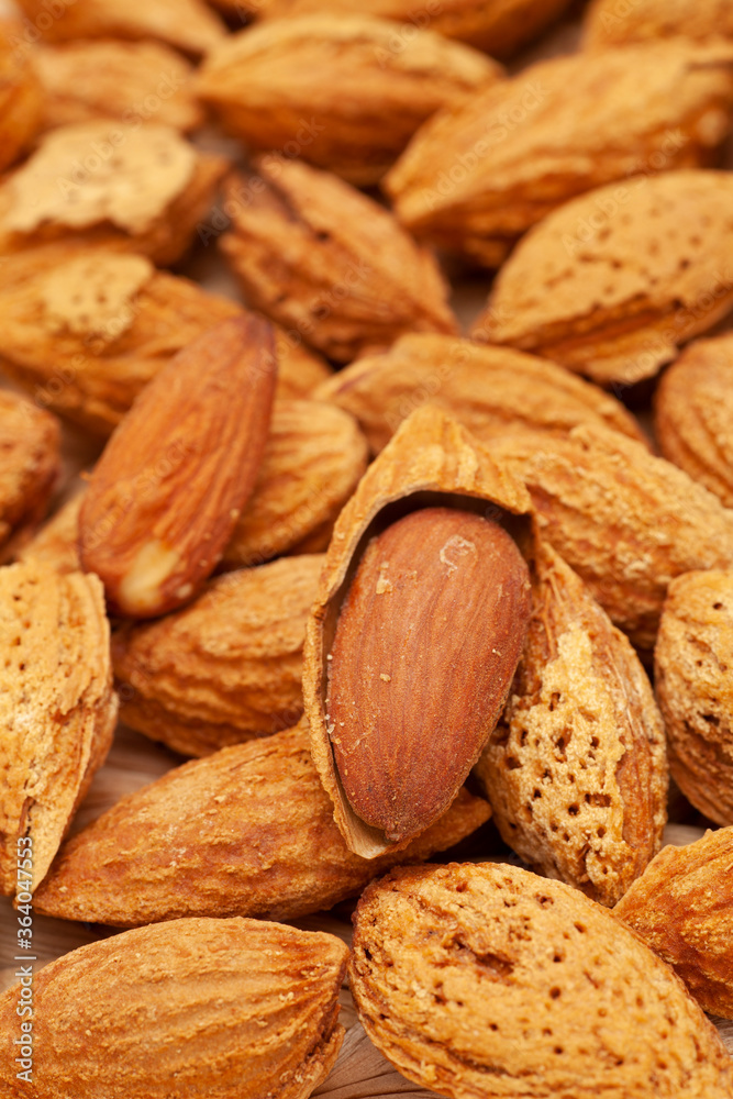 close up of almonds close up of almonds