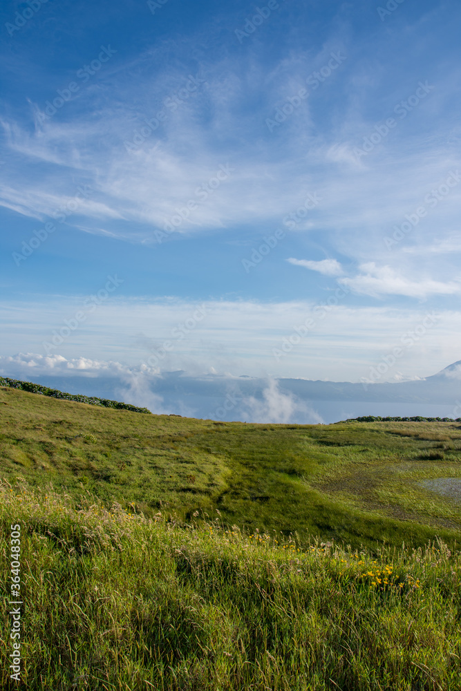 Walk on the Azores archipelago. Discovery of the island of sao jorge, Azores. Velas Walk on the Azores archipelago. Discovery of the island of sao jorge, Azores. Velas