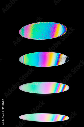 soap bubbles diffraction abstract background