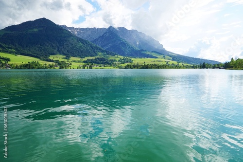 Obraz na plátně Walchsee in Österreich | Bergsee