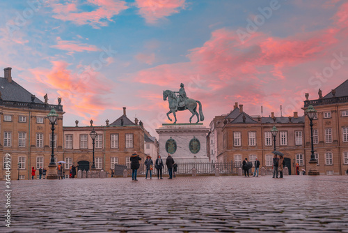 Photography Royal Amalienborg Palace in Copenhagen