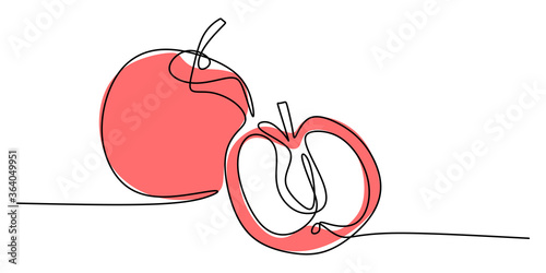 Continuous line drawing of ...