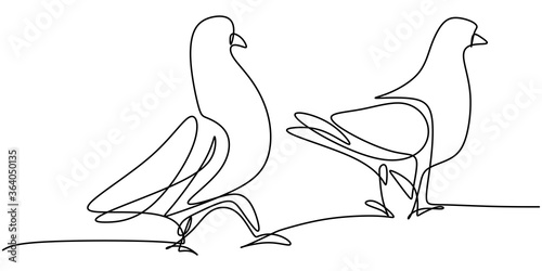 Continuous one line drawing...