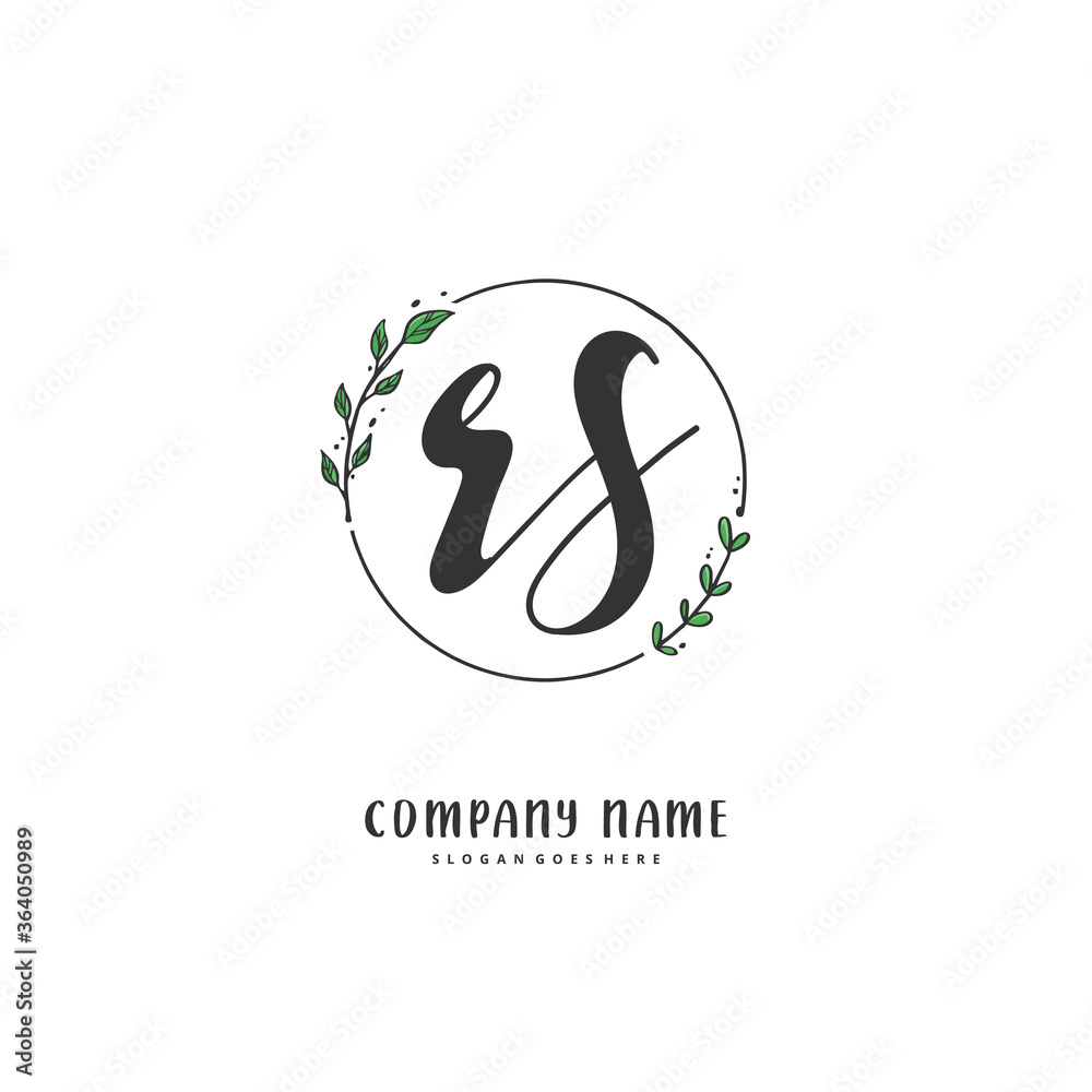 R S RS Initial handwriting and signature logo design with circle. Beautiful design handwritten logo for fashion, team, wedding, luxury logo. R S RS Initial handwriting and signature logo design with circle. Beautiful design handwritten logo for fashion, team, wedding, luxury logo.