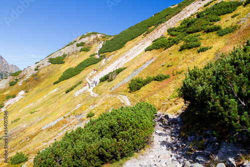 Trails in Tatra Mountains National Park, Poland