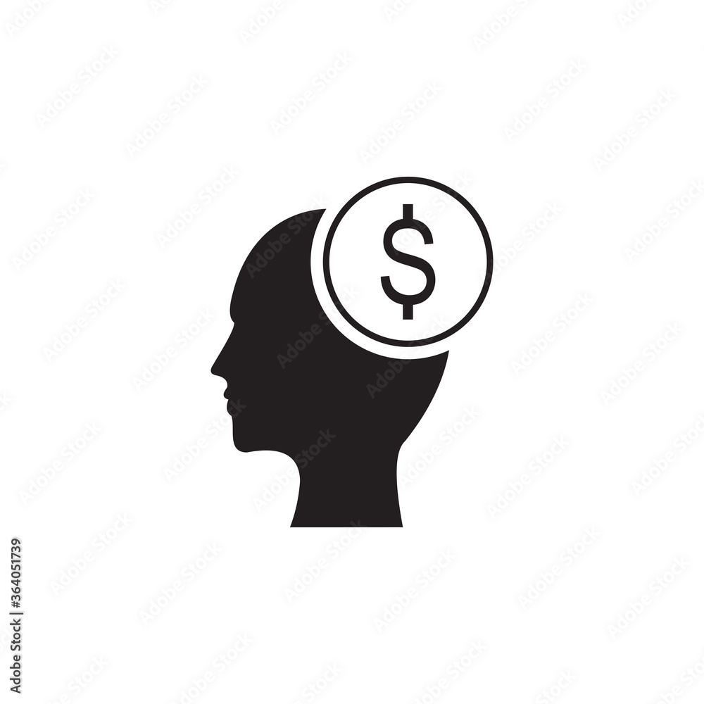 business thinking icon , business and finance icon business thinking icon , business and finance icon