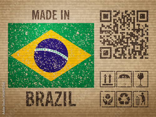 Cardboard made in Brazil