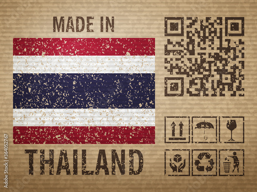 Cardboard made in Thailand