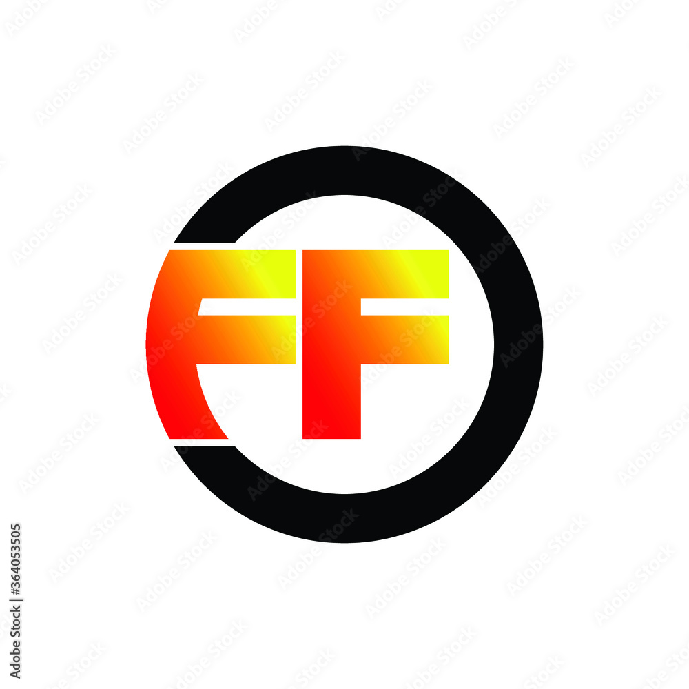 Letter FF logo icon design vector. monogram logo vector illustration Letter FF logo icon design vector. monogram logo vector illustration