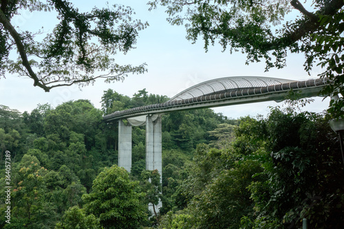 Obraz na płótnie Henderson Wave Bridge, Singapore w salonie