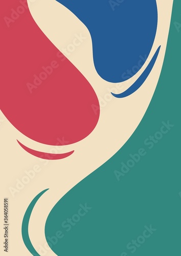 Abstract modern graphic elements. Dynamical colored forms and line. Gradient abstract banners with flowing liquid shapes. Template for the design of a logo, flyer or presentation. Image illustration.