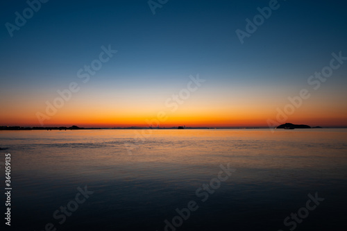 
Dawn and sky at sea
