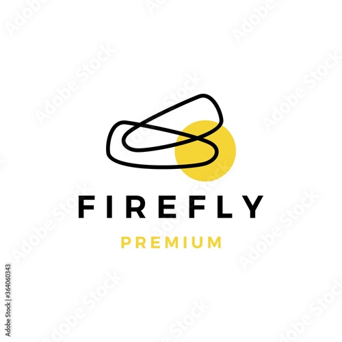 firefly logo vector icon illustration