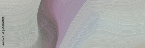 abstract dynamic banner with ash gray, old lavender and gray gray colors. fluid curved flowing waves and curves for poster or canvas