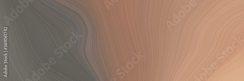 abstract moving header design with gray gray, rosy brown and dim gray colors. fluid curved lines with dynamic flowing waves and curves for poster or canvas