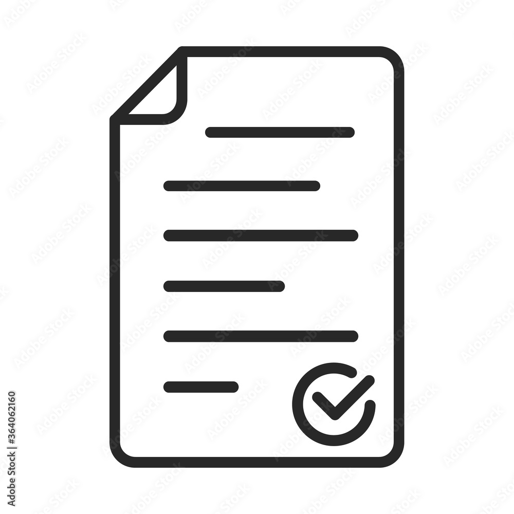 Vector Checklist icon isolated. Vector Checklist icon isolated.