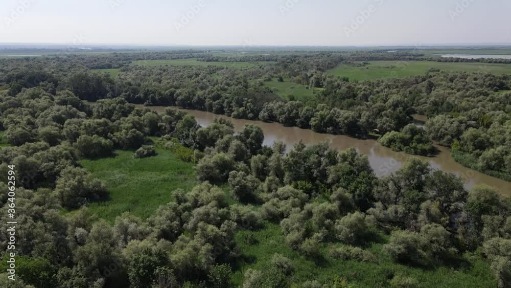 Summer flood in the Dniester Delta. Odessa region (Ukraine). Summer flood in the Dniester Delta. Odessa region (Ukraine).