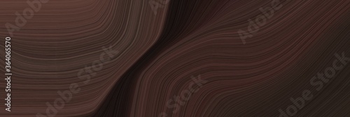 abstract decorative banner design with very dark pink, old mauve and black colors. fluid curved flowing waves and curves for poster or canvas