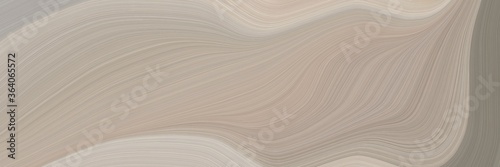 abstract colorful designed horizontal header with dark gray  gray gray and pastel gray colors. fluid curved flowing waves and curves for poster or canvas