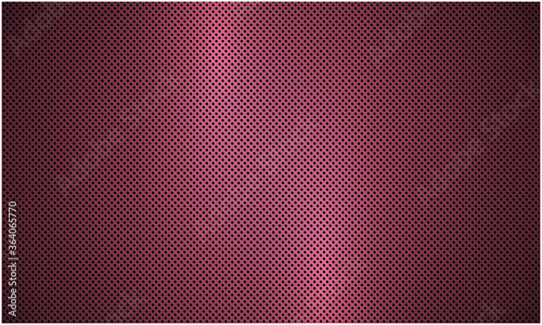 .Pink metal background with perforation. 3d illustration. Raster version