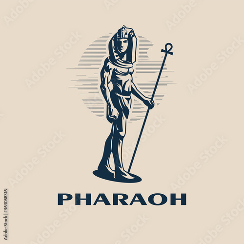 Egyptian ruler Pharaoh.